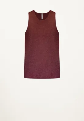 Aurora Split Back Tunic in Plum