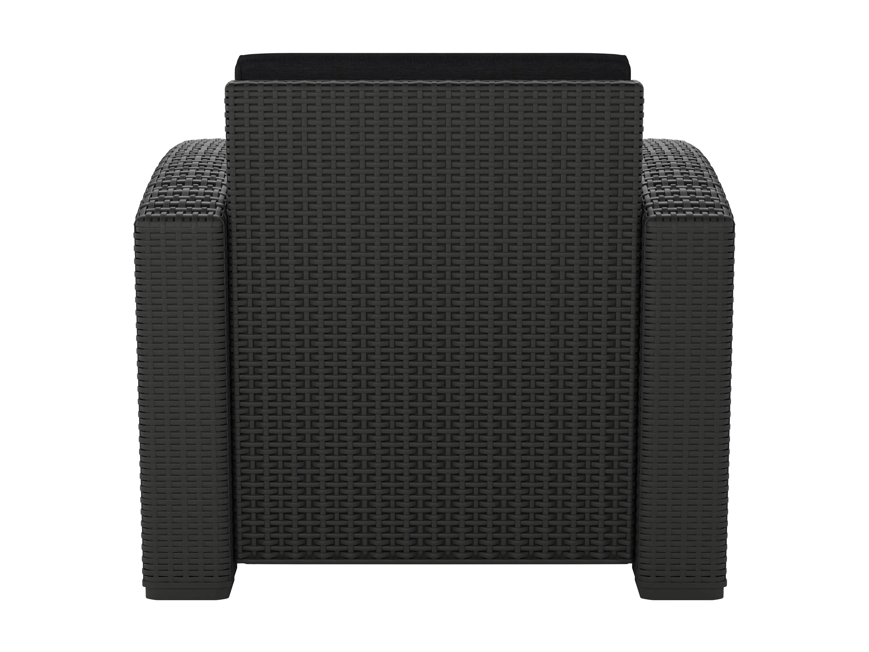 Black Outdoor Patio Chair