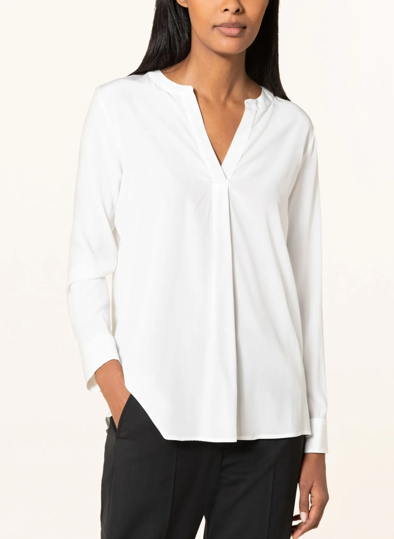 Blouse van Laack NEELES aus Seide, white