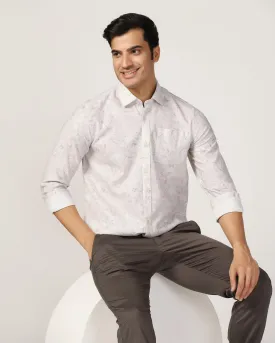 Casual Grey Printed Shirt - Nolan
