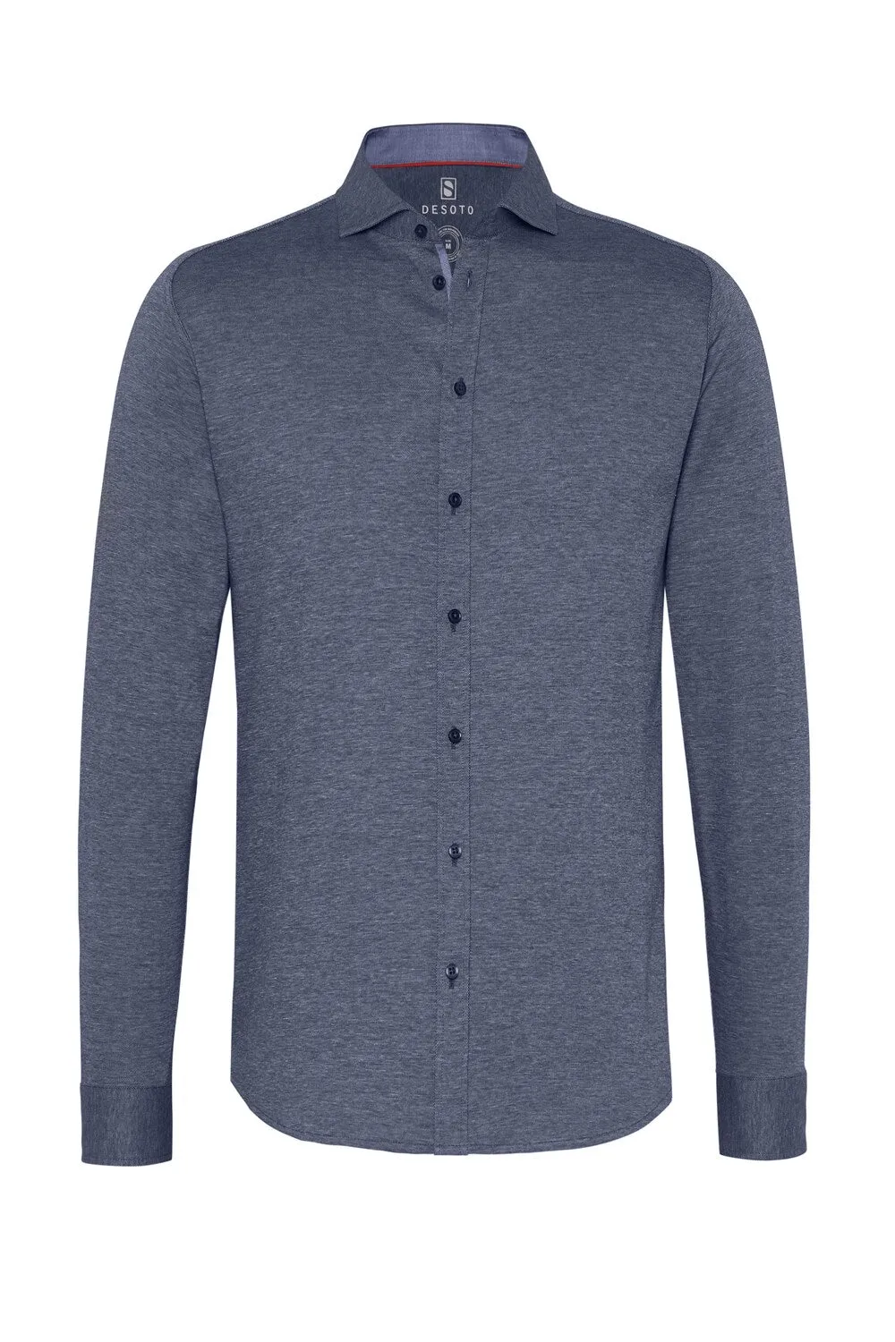 Desoto Slim Fit Button Down Shirt, Navy Blue