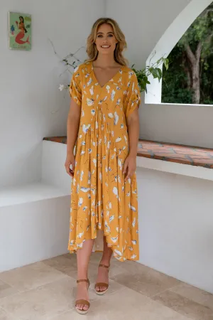 FINAL SALE Peak Maxi Dress in Sundust