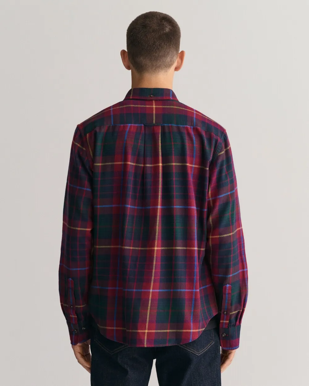 Gant Regular Fit Button-Up Shirt, Red