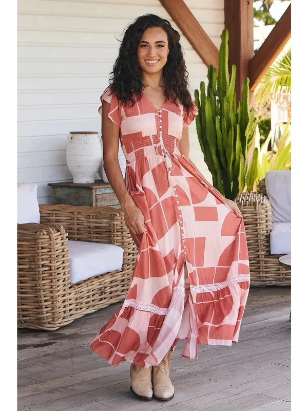 JAASE Cali Print Romi Maxi Dress