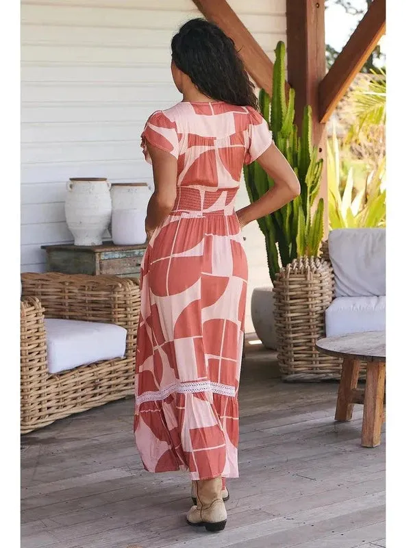 JAASE Cali Print Romi Maxi Dress
