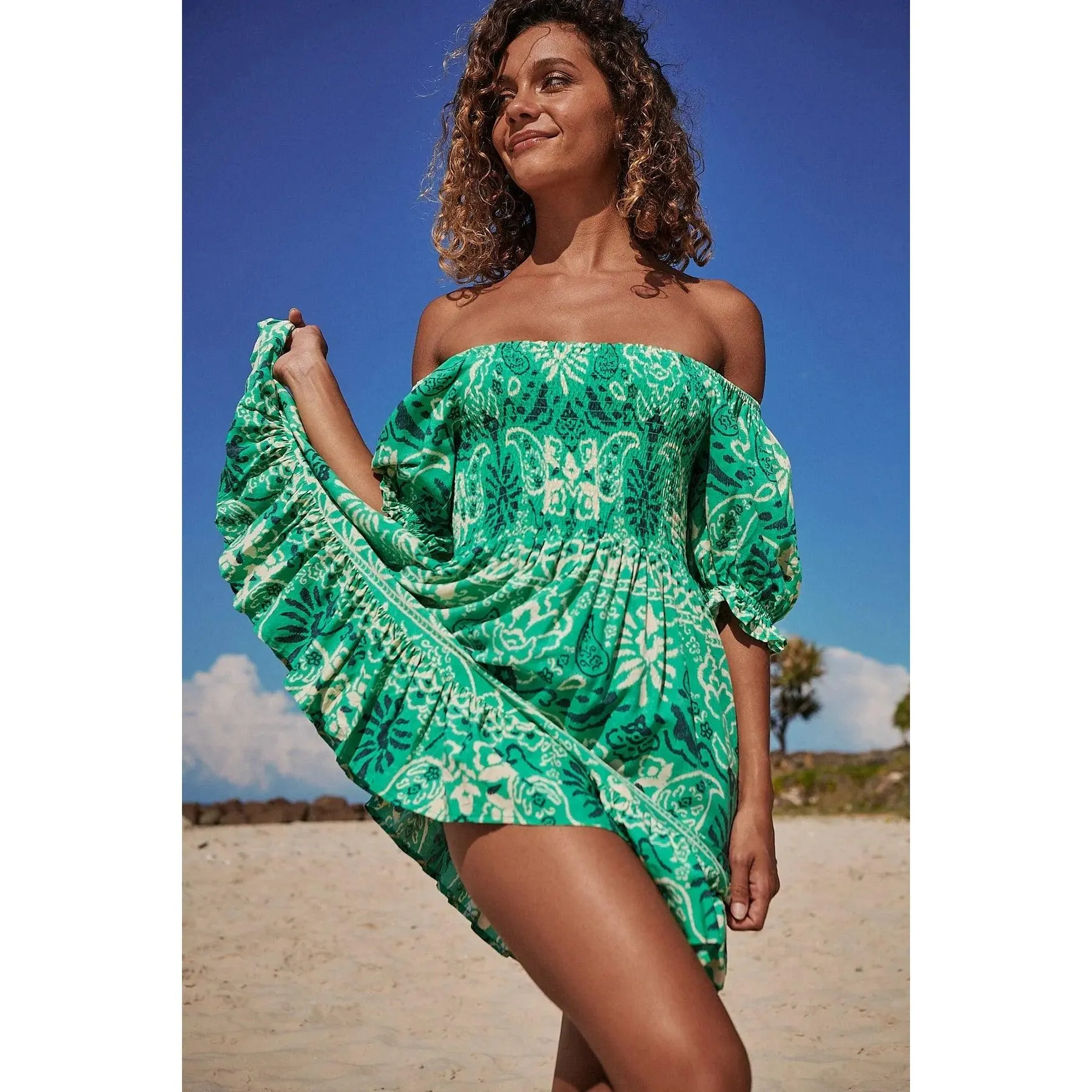 JAASE Koda Print Fallon Mini Dress