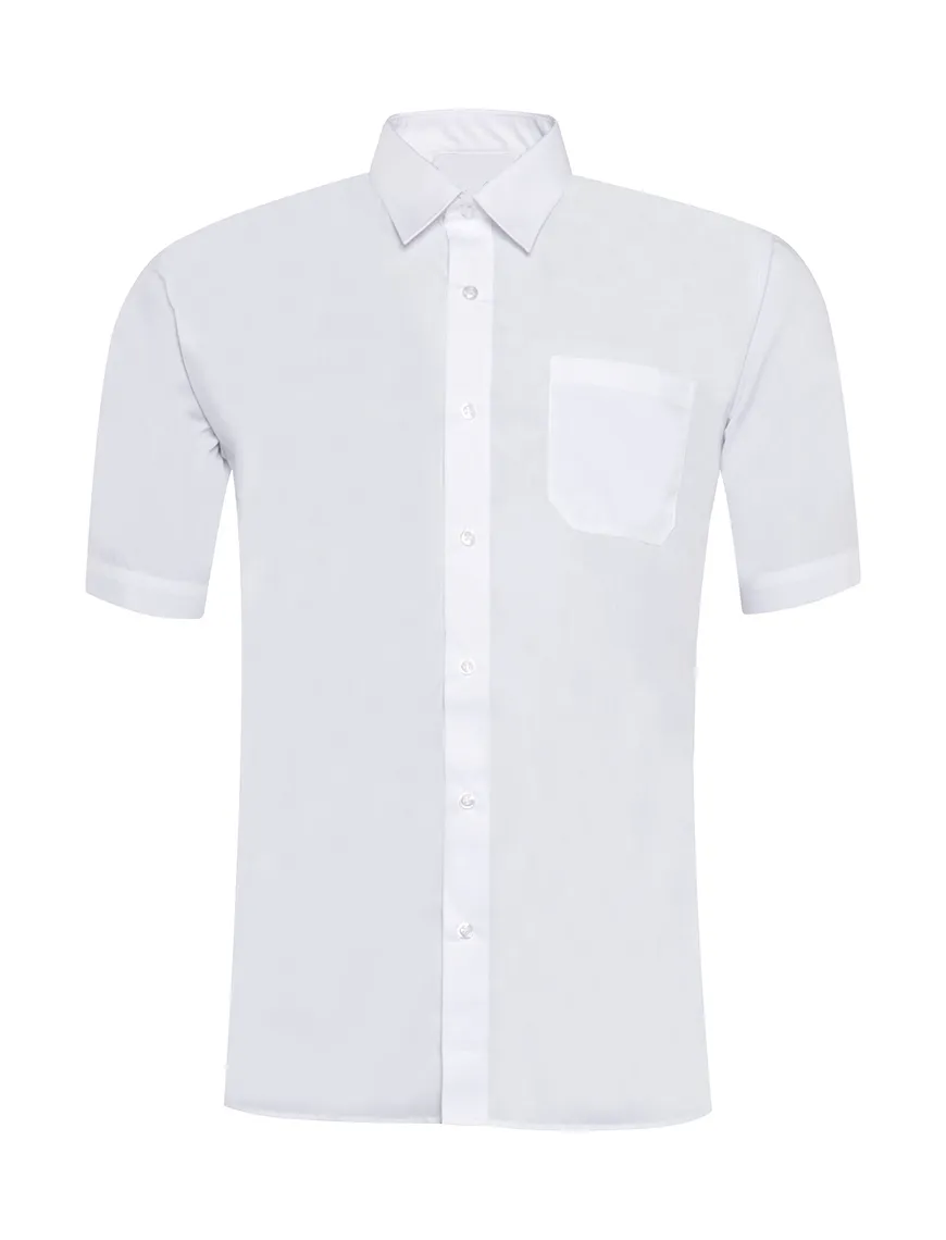 Pack of 2 Girls White Short Sleeve Blouses