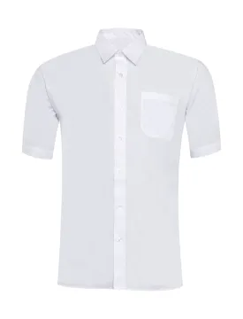 Pack of 2 Girls White Short Sleeve Blouses