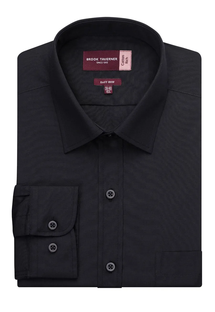 Rapino Men's Classic Fit Single Cuff L/S Shirt - 7539