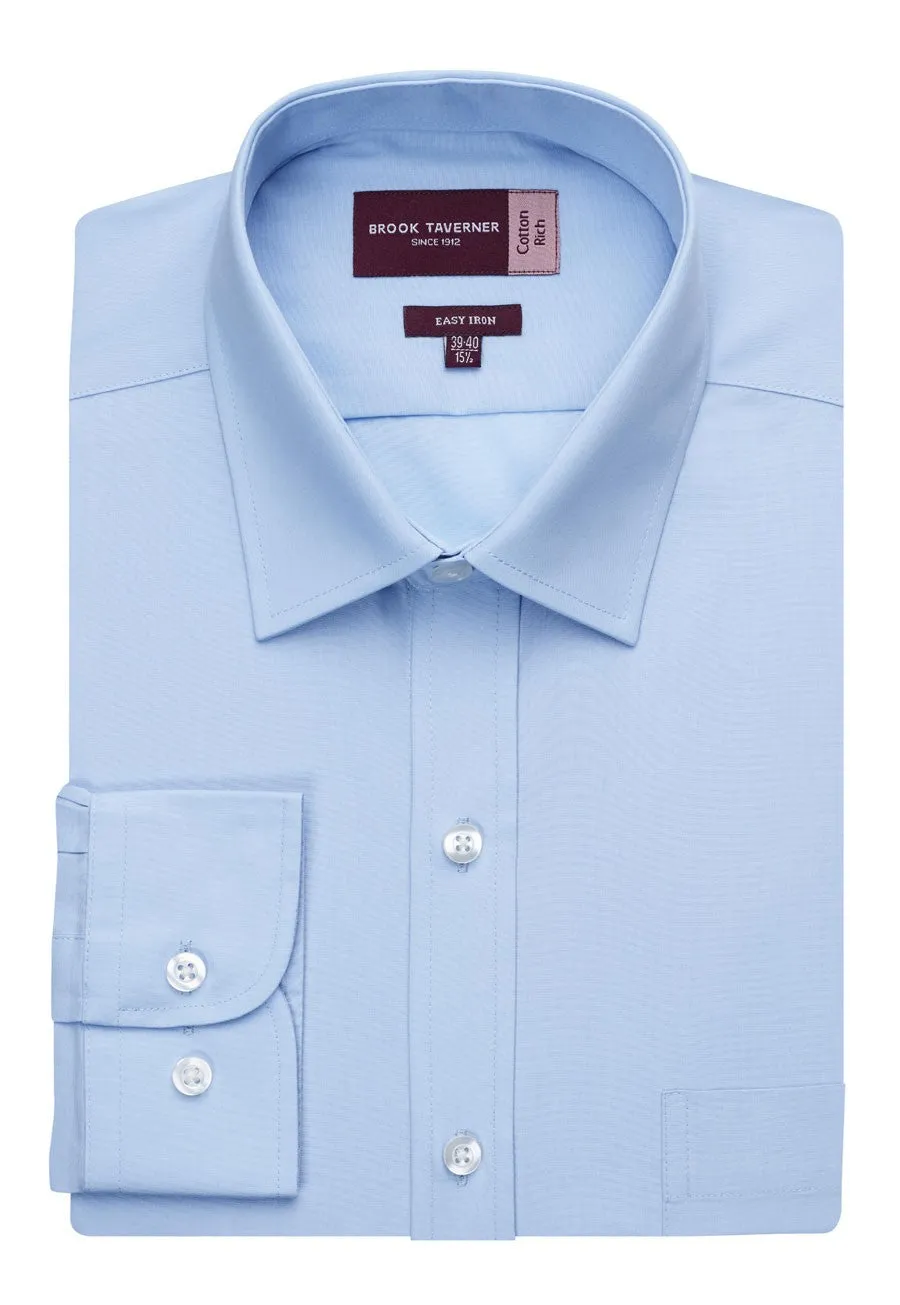 Rapino Men's Classic Fit Single Cuff L/S Shirt - 7539