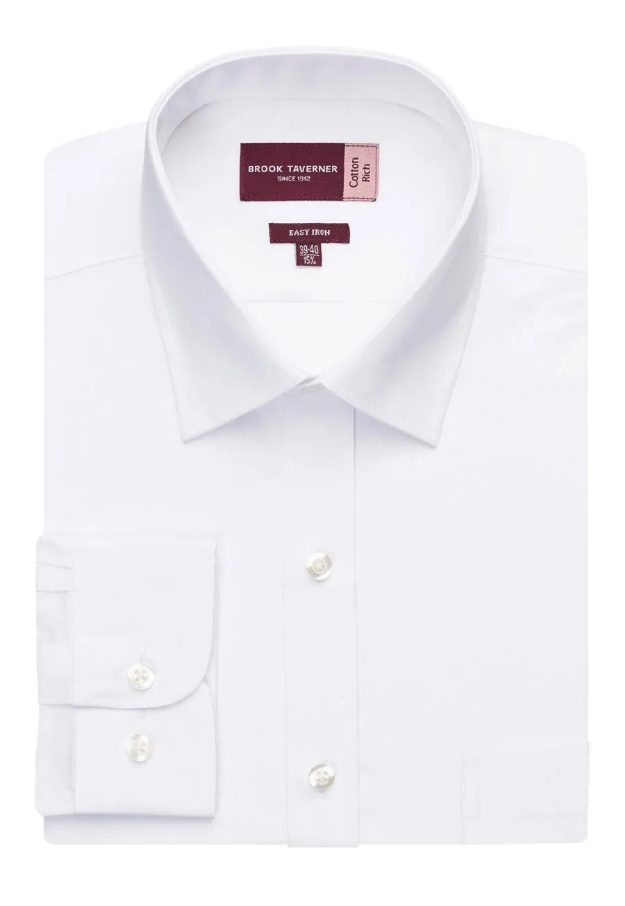 Rapino Men's Classic Fit Single Cuff L/S Shirt - 7539