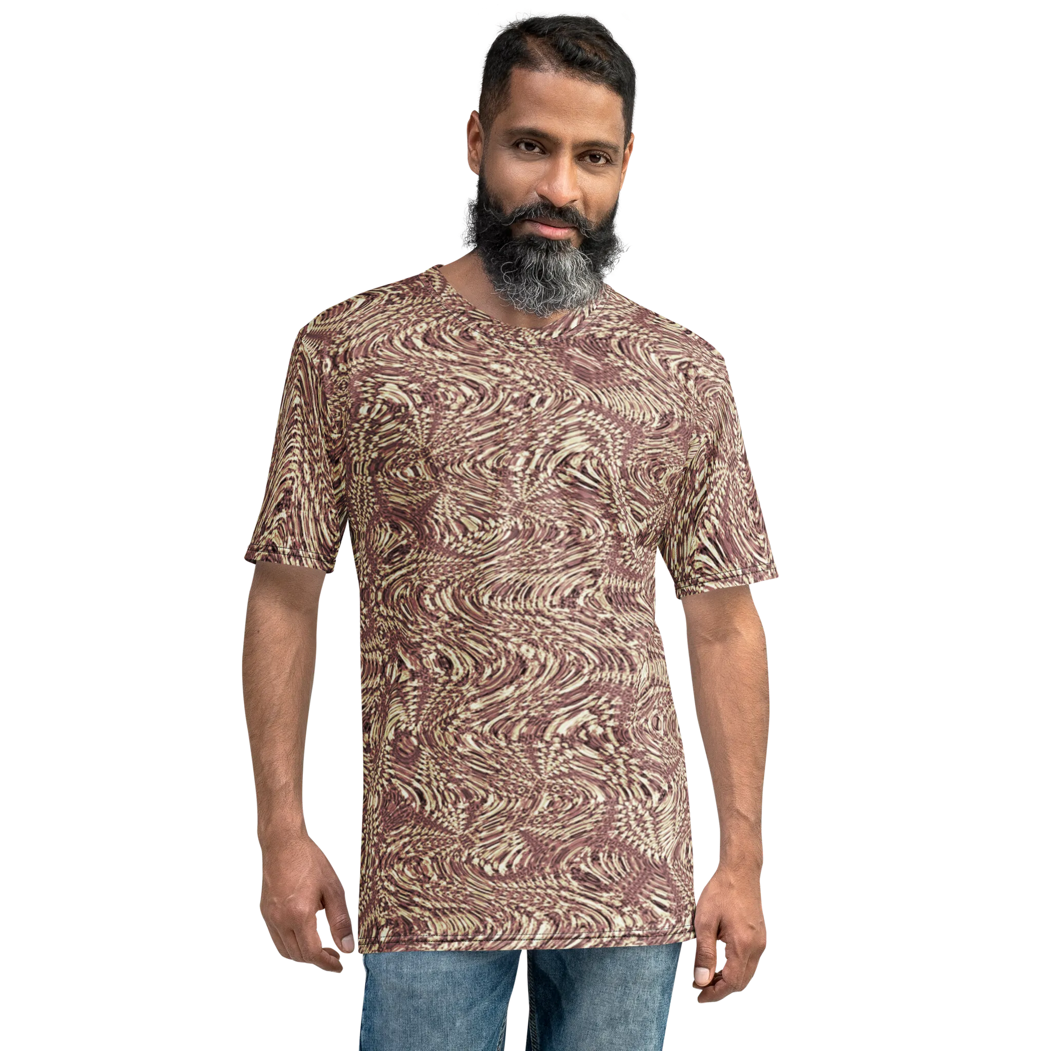 Recursia Alchemical Vision Men's Crew Neck T-Shirt In Pink