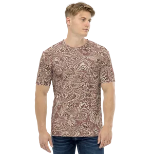 Recursia Alchemical Vision Men's Crew Neck T-Shirt In Pink