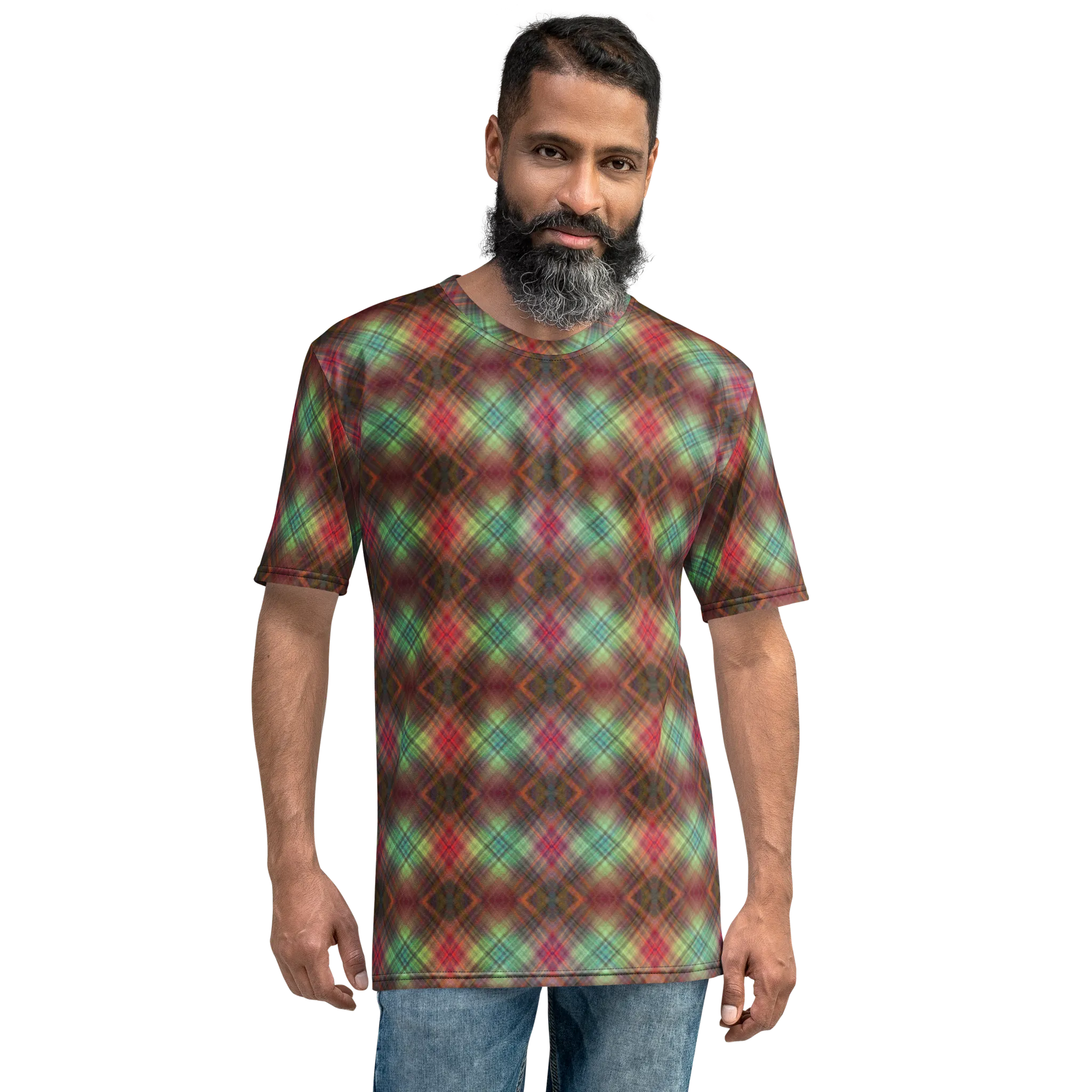 Recursia Argyle Rewired I Men's Crew Neck T-Shirt