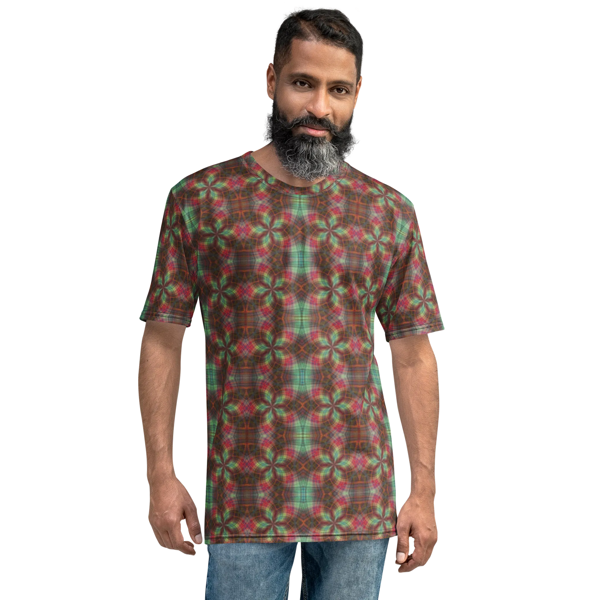 Recursia Argyle Rewired Men's Crew Neck T-Shirt