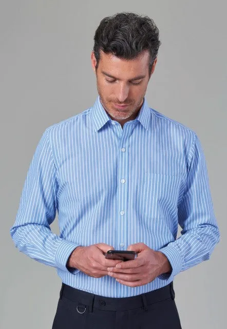 Rufina Men's Classic Fit Single Cuff L/S shirt - 7540